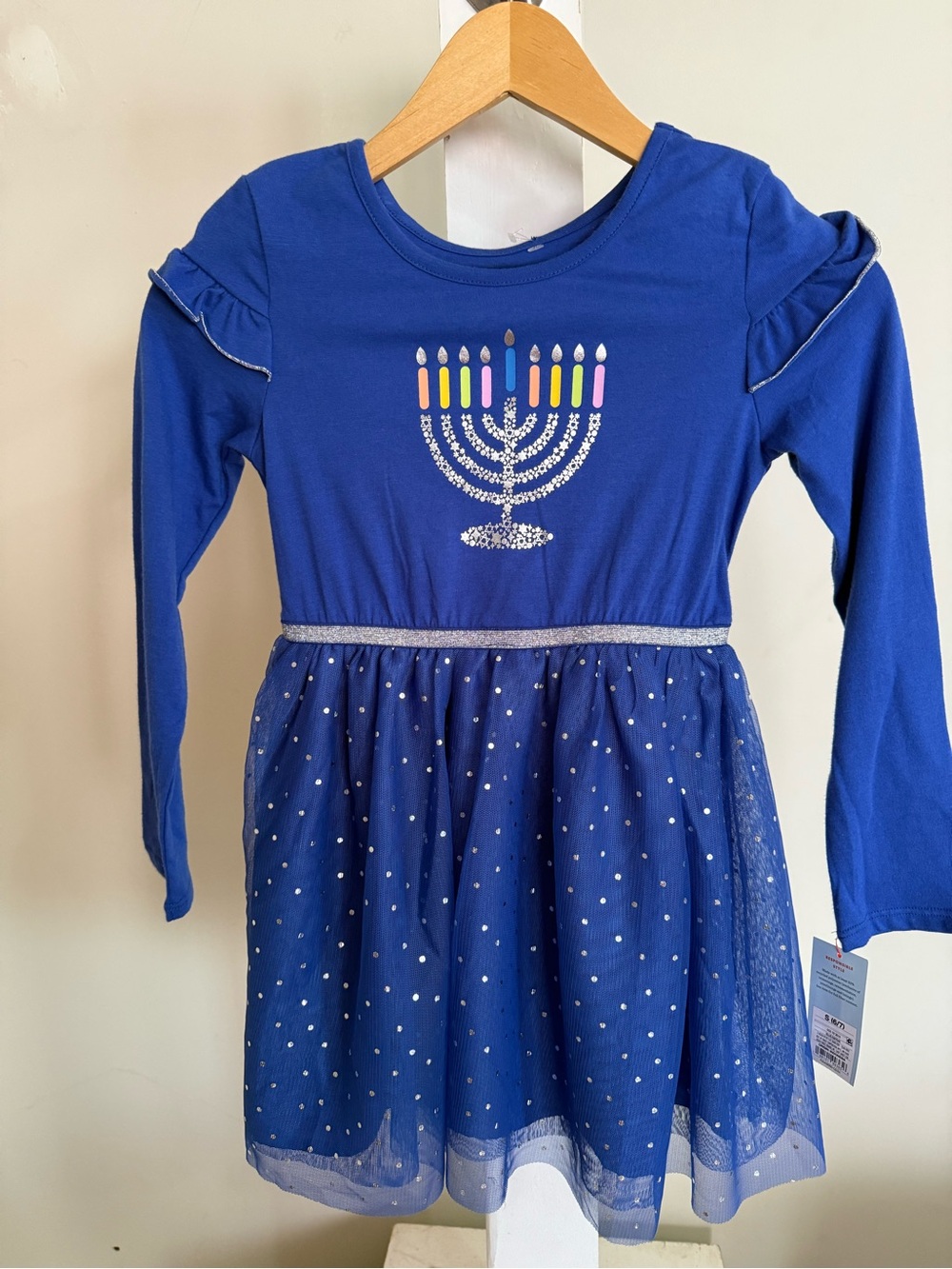 NWT Cat & Jack Hanukkah Tutu Dress